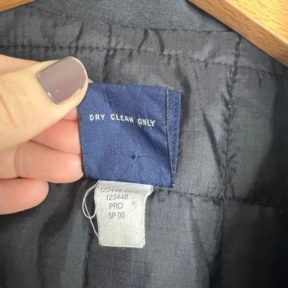 GAP Lightweight Dark Heather Gray Quilted Lining Puffer Coat Size MD - Picture 7 of 8